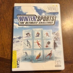 Nintendo Wii game Winter Sports The Ultimate Challenge video game